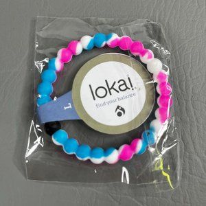 Lokai Bracelets Cotton Candy Pink Blue White Tie-Dye Theme New Sealed NWT